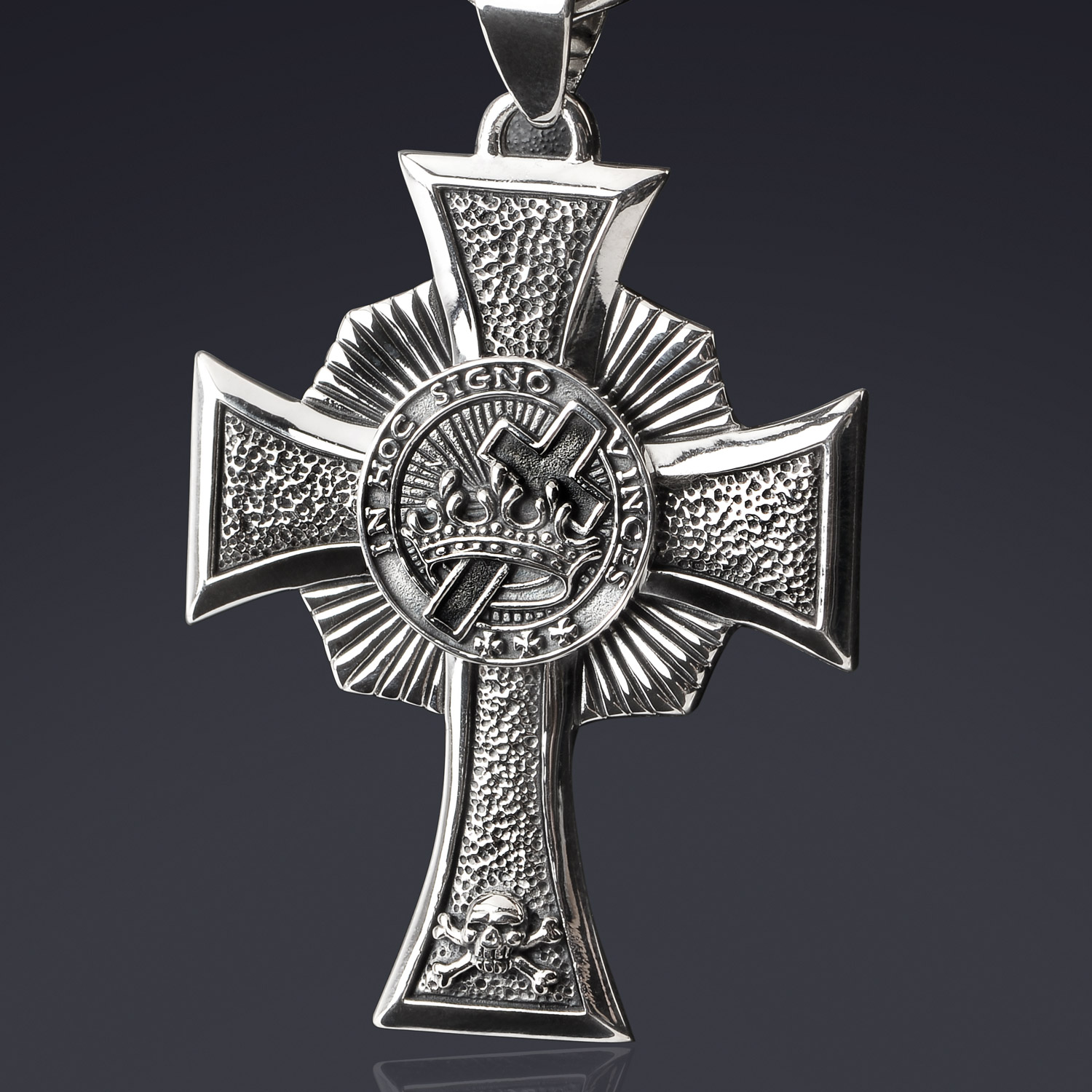 Knights Templar pendant silver 925 Masonic from secret of art