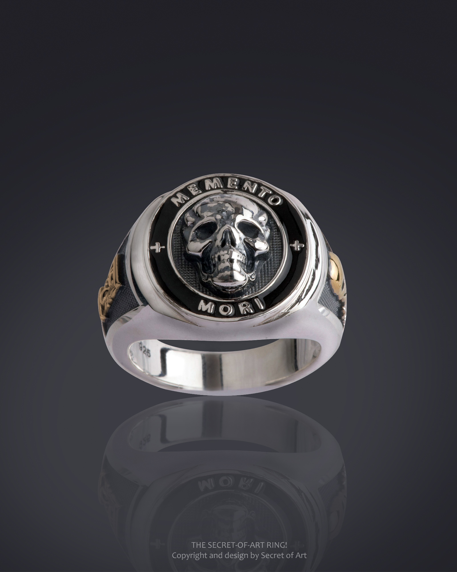Memento Mori Ring Vanitas Silber 925 von secret of art