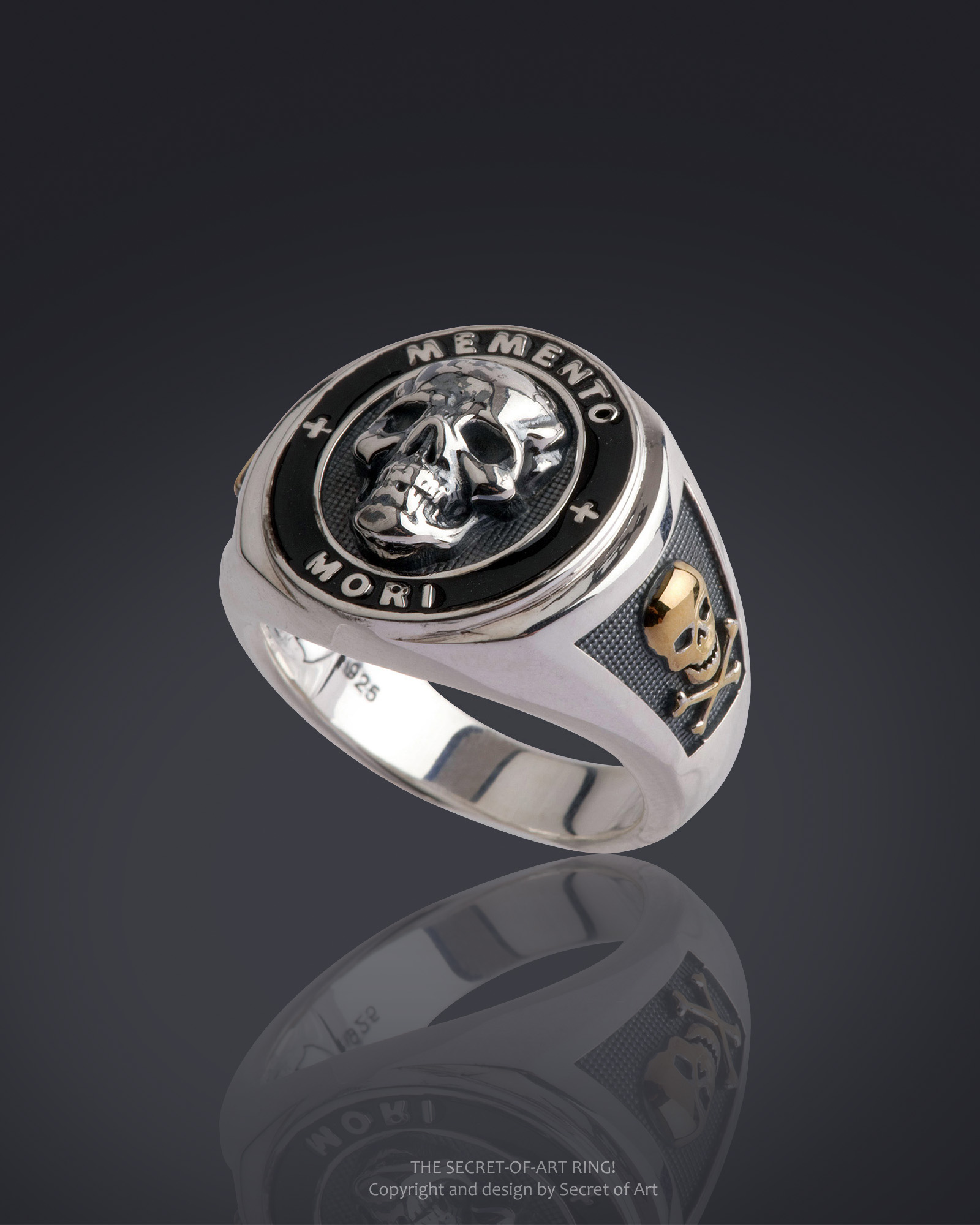 Memento Mori Ring Vanitas Silber 925 von secret of art